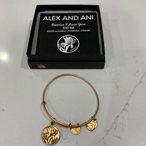 Alex and Ani “Sister” gold bangle